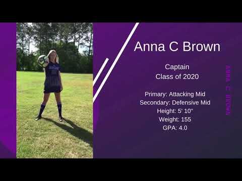 Video of Anna Brown Soccer Highlights Class of 2020