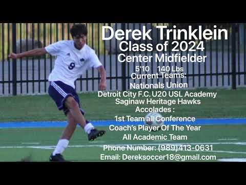 Video of Derek Trinklein Highlight Video