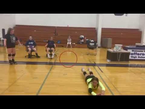Video of Diving drill (dive through the moving hoop without touching/knocking it over)
