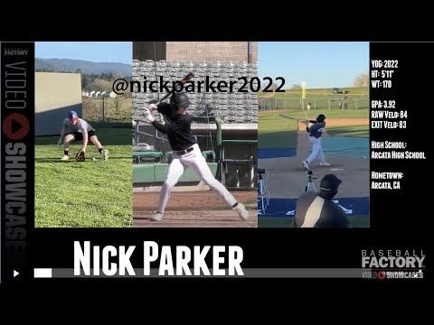 Video of NickParker 2022 Arcata, CA MIF 3.92/GPA 03/07/2021 - SCOUTING REPORT Baseball Factory