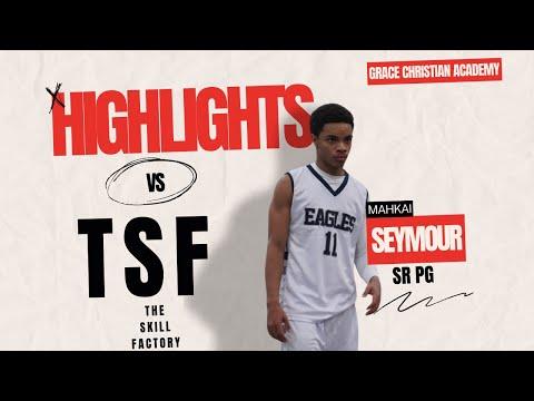 Video of Mahkai Seymour vs The Skill Factory National team (TSF) Game Film