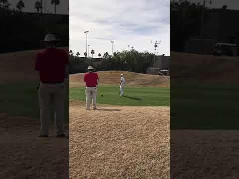 Video of Tee shot at first hole of tournament.  (January 20th, 2019)