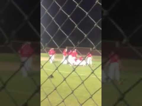 Video of Luke Jr year pitching winning district 