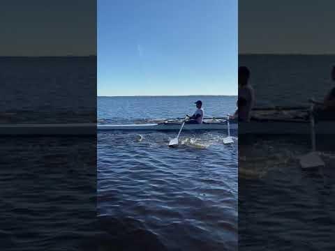 Video of ERC Rowing Clip #2: Varsity Quad (Stroke)
