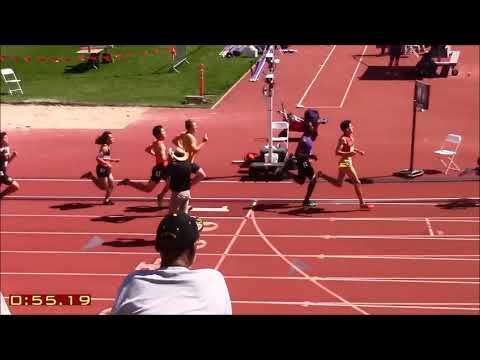 Video of 1st Place Stanford Invitational 800 M, 153.2