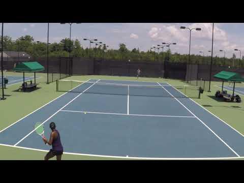 Video of Nat 2, 18's, 3 points in video, Finished 3rd Singles & Doubles