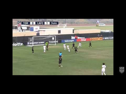 Video of U15 USSDA National Finals LAFC vs Toronto FC (Dylan Presto 2nd goal)