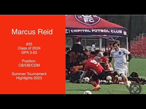 Video of Marcus Reid -Summer Soccer Highlights 2023