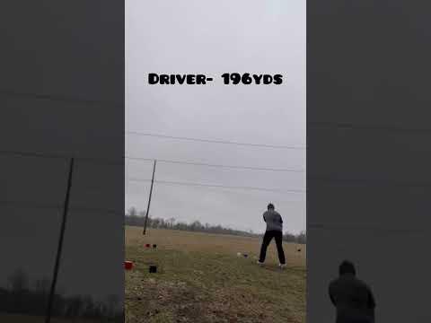 Video of Driver and irons from side view 