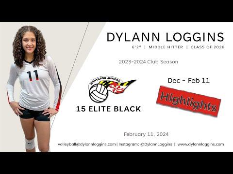 Video of 2024 Club Season Highlights thru Feb 11 - Dylann Loggins - Middle - 2026