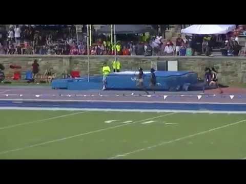 Video of Keila - 3rd leg - Lane 5 - 1st place finish Magruder HS - 2014 MD (4A) 4x100 State Champions