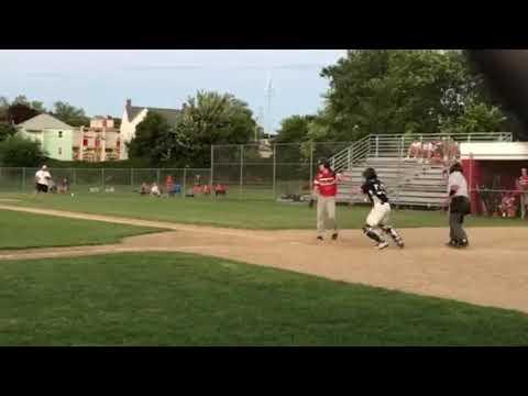 Video of Mike DiStefano, 3-2 count, inside park 3 RBI home run with no errors