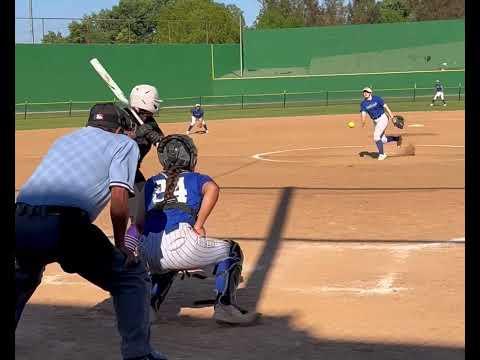 Video of Ally McKinley 2025 RHP Best of the west highlights