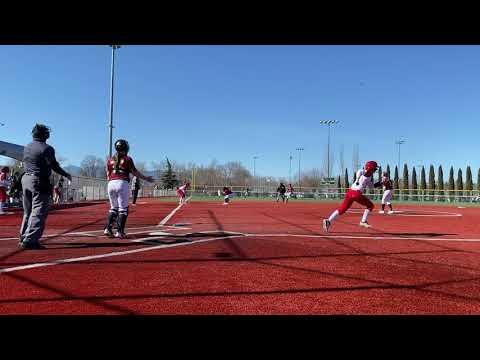 Video of Jaida Fulcher's Play at 3B