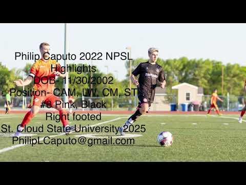 Video of Philip Caputo 2022 NPSL Highlights