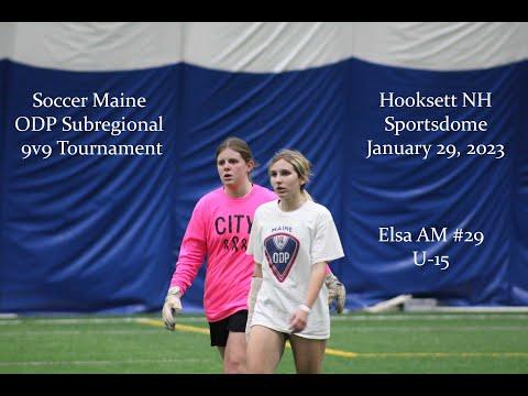 Video of Soccer Maine ODP Subregional 9v9 Tournament 1/29/23