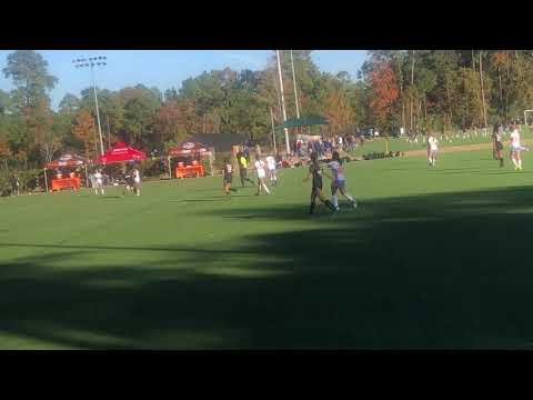 Video of Ara Prieto#40 Midfield Work & pass range 