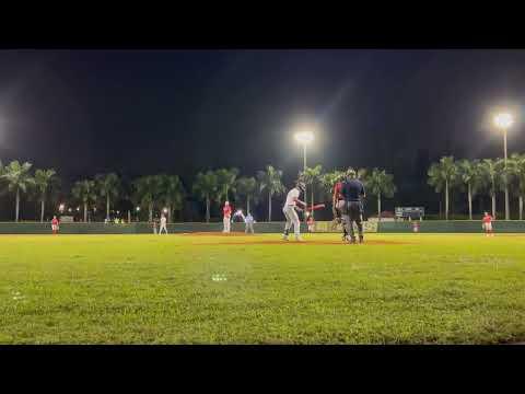 Video of Matthew Villena 2027 Double to LF