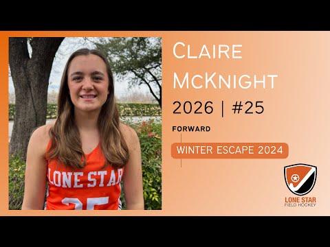 Video of Claire McKnight - 2026, #25 | Winter Escape 2024