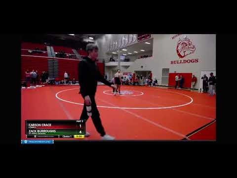Video of Z vs Carson Crace D2 Michigan 160 state runner up 2021