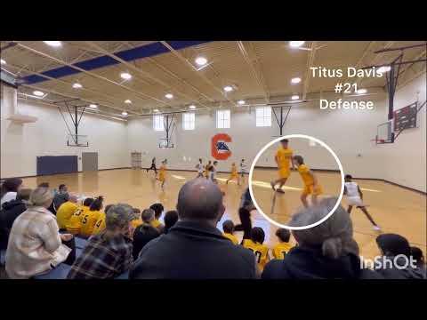Video of Titus Davis Chesnee High School JV Basketball 2/4/23