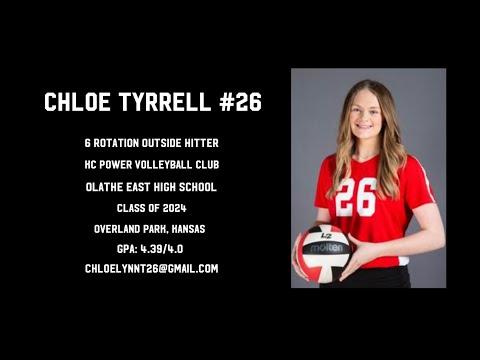 Video of Chloe Tyrrell 2024 - Show Me (MO) 4/9-11/22