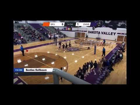 Video of Bentlee Kollbaum,outside hitter,2025