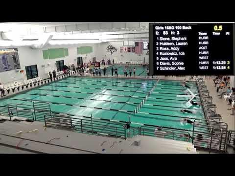 Video of MRC Winter 2022 100 Back SCY 1:03.97