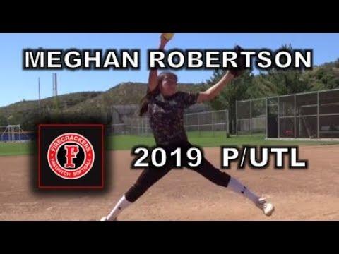 Video of Meghan Robertson RHP/ Utility 2019 Softball 