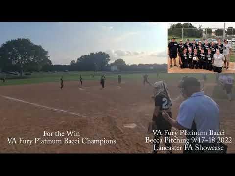 Video of Becca Pitching 9/17 - 9/18 Showcase