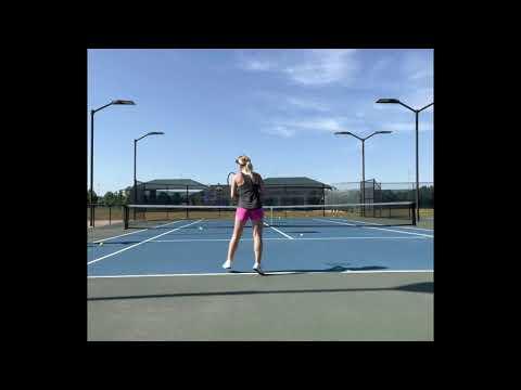 Video of Anna Stefaniak Fall 2022 Tennis Recruiting Video Fall 
