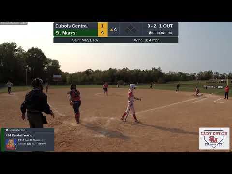 Video of Gianna Surra 2024 Catcher - Strikeout - throw out DOUBLE PLAY!