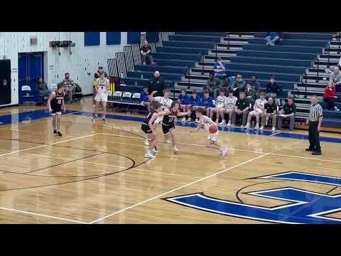 Video of Powerful Left Handed Layup for 20th point of game
