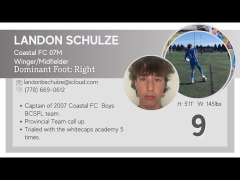 Video of 2022-2023 U16 Regular Season Highlights- Landon Schulze- Attacking Midfielder- Class of 2025