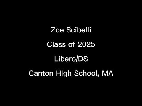 Video of Zoe Scibelli Volleyball Highlight video