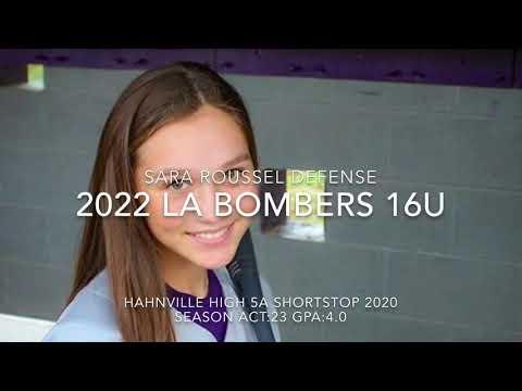 Video of Sara Roussel 2022, Hahnville High 2020 Defense