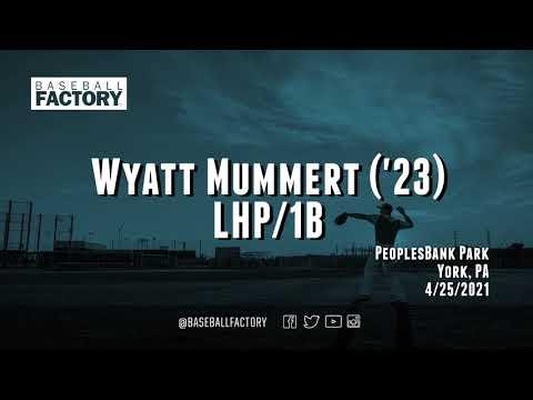 Video of Wyatt Mummert 2023 LHP/1B - Spring 2021 Recruiting video