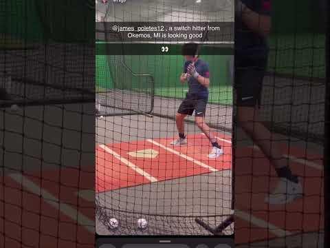 Video of    Switch hitting (non dominant)