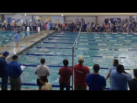 Video of 100 Breast Final Feb 2020 Lane 1 Yellow Cap