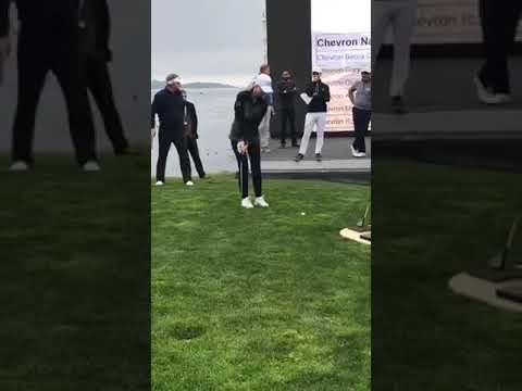 Video of Pebble Beach First Tee Chipping Contest
