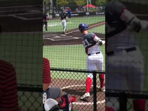 Video of Triple during 2019 PBR Future Games at Lakepopint