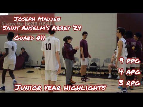 Video of Joseph Madden | Saint Anselm’s Abbey ‘24 | Junior Year Varsity Highlights 2022-23