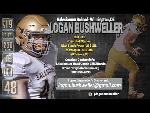 Video of Logan Bushweller 2016 Football Highlight Video