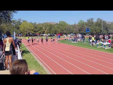 Video of At Andrew relays 100m