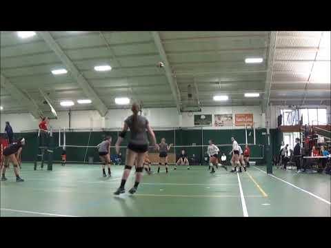 Video of Jacy Ditchie USA Michigan 18 National #3 out side white and blue shirt