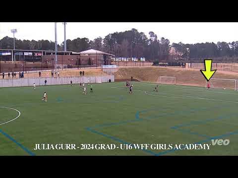 Video of Julia Gurr - U16 WFF GA - Winter/Spring 2022