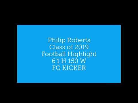 Video of Philip Roberts Kicking Highlight