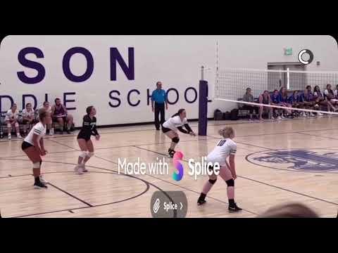 Video of #3 libero saves and digs