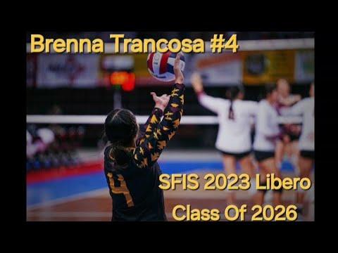 Video of Serving Highlights of Brenna Trancosa Libero #4 Class of 2026