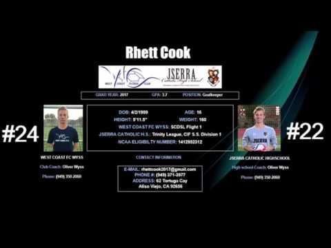 Video of Rhett Cook TRAINING VIDEO